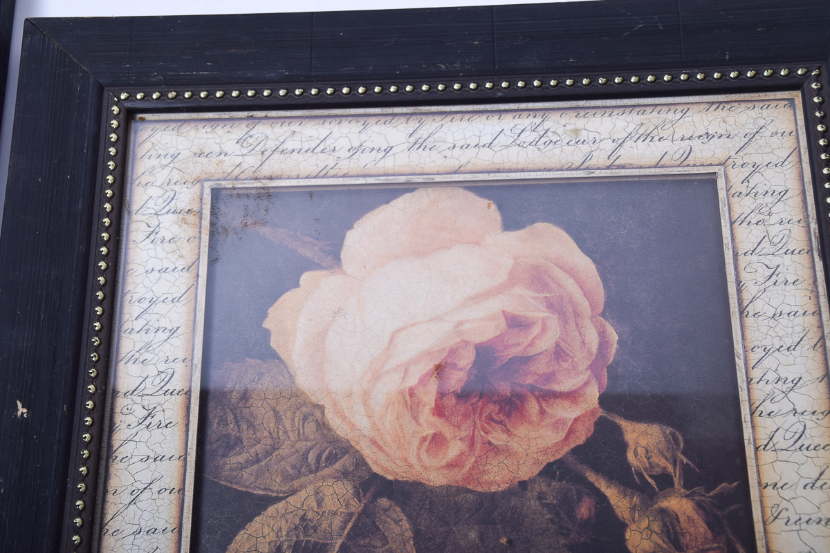 Trio of Sid Dickens Neoclassical Style Framed Art Prints