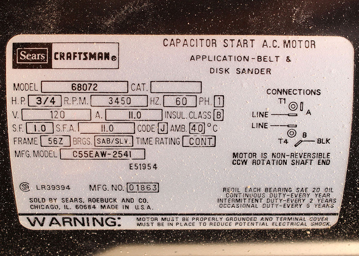 Sears Craftsman Belt Sander