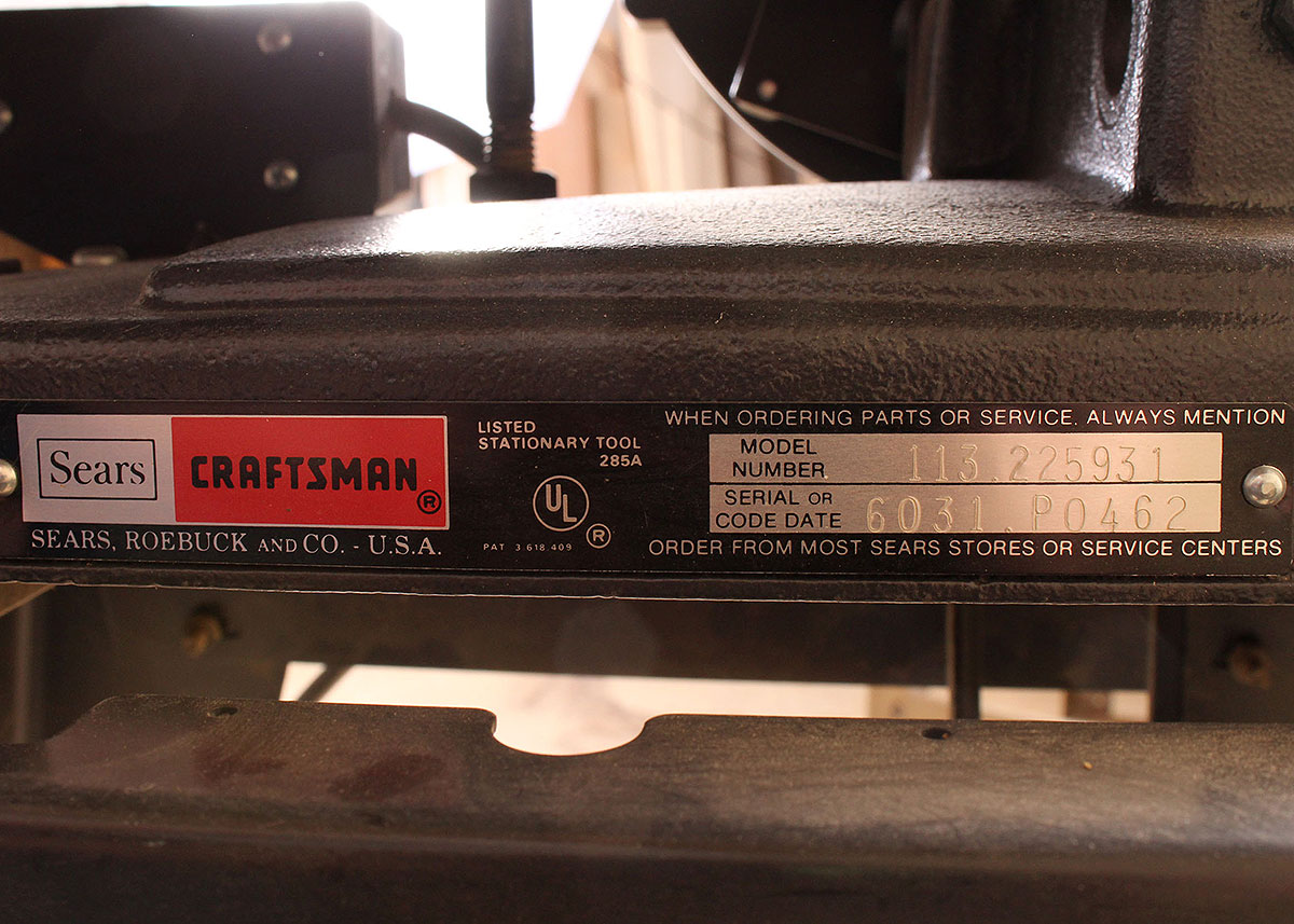 Sears Craftsman Belt Sander