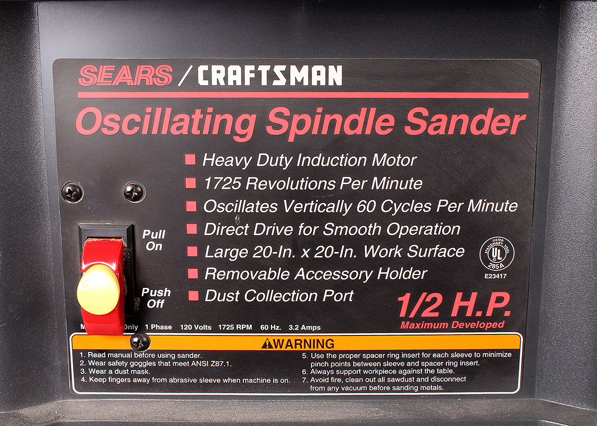 Sears/Craftsman Oscillating Spindle Sander