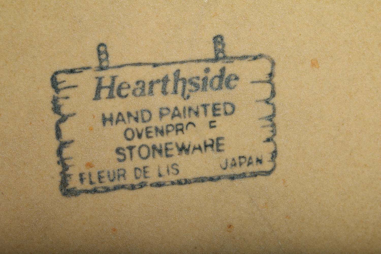 Hearthside Stoneware Dishes - Fleur De Lis