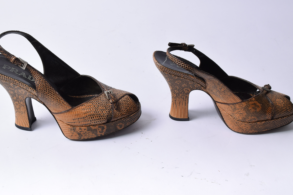 Prada Snakeskin Women's Heels