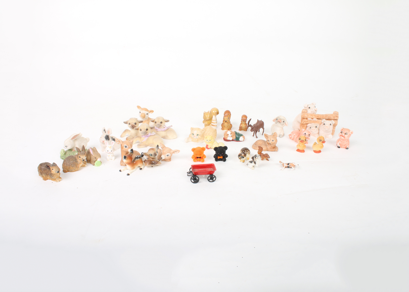 Collection of Tiny Animal Figurines