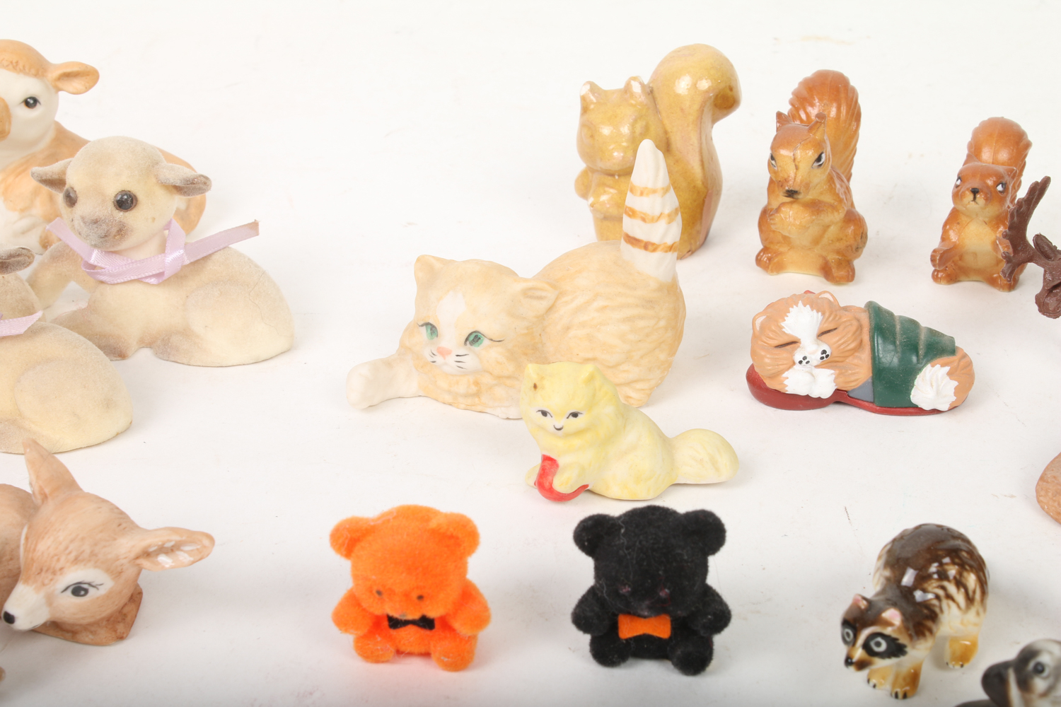 Collection of Tiny Animal Figurines