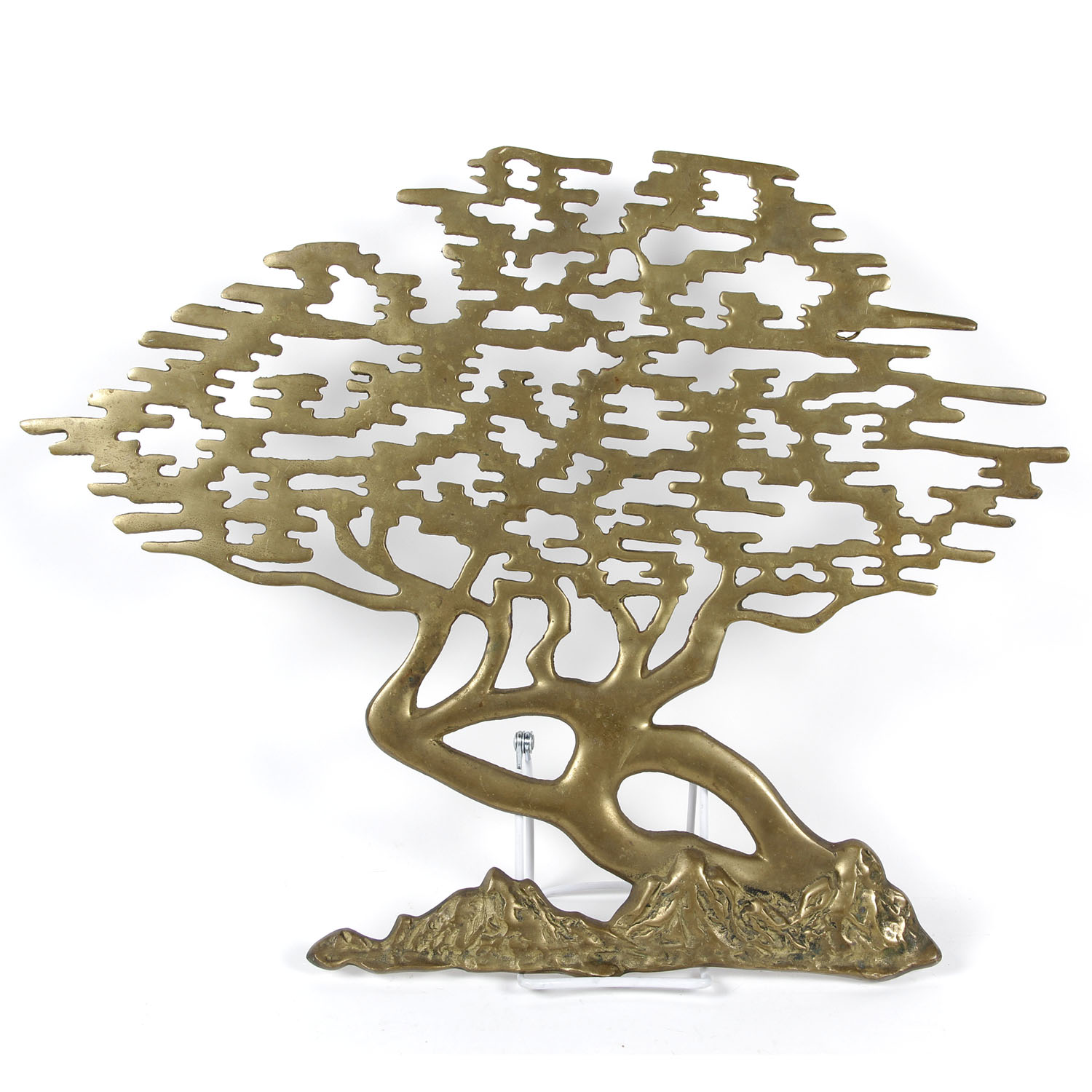 Solid Brass Mid Century Wall Art