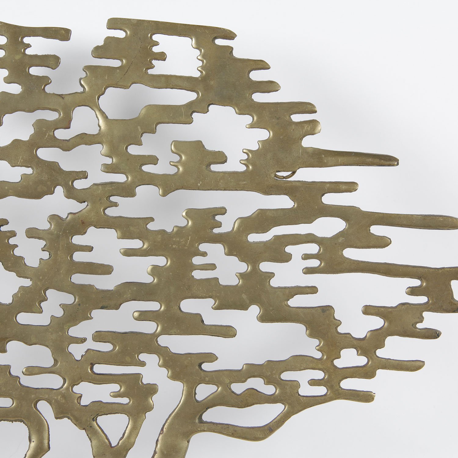 Solid Brass Mid Century Wall Art