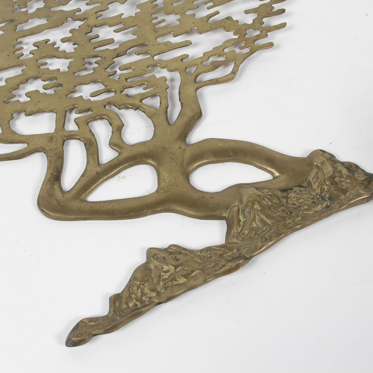 Solid Brass Mid Century Wall Art