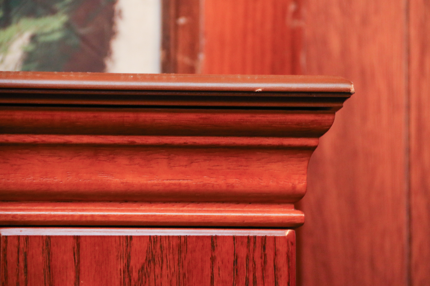 Oak Jewelry Cabinet and Fashion Jewelry