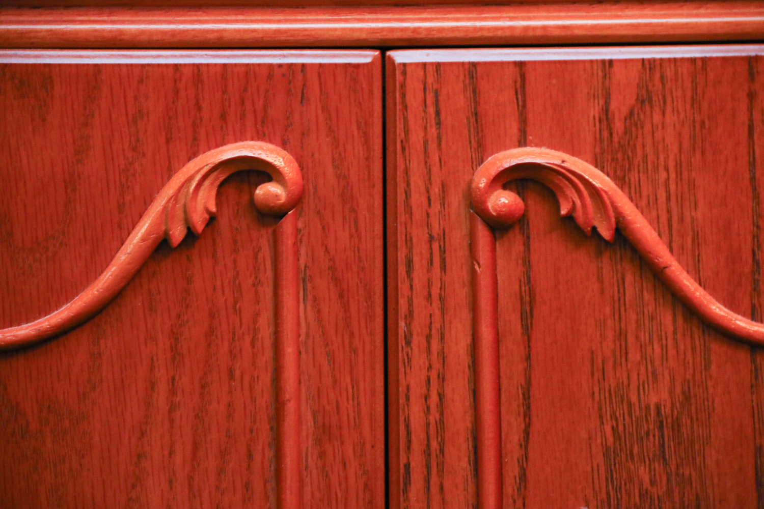 Oak Jewelry Cabinet and Fashion Jewelry