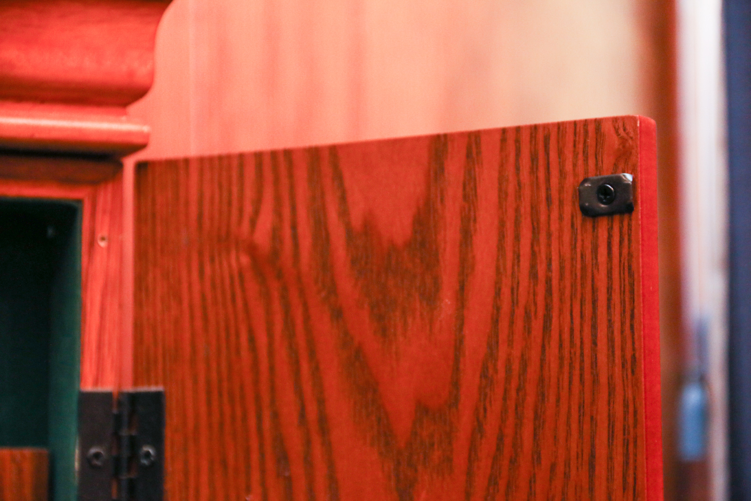 Oak Jewelry Cabinet and Fashion Jewelry