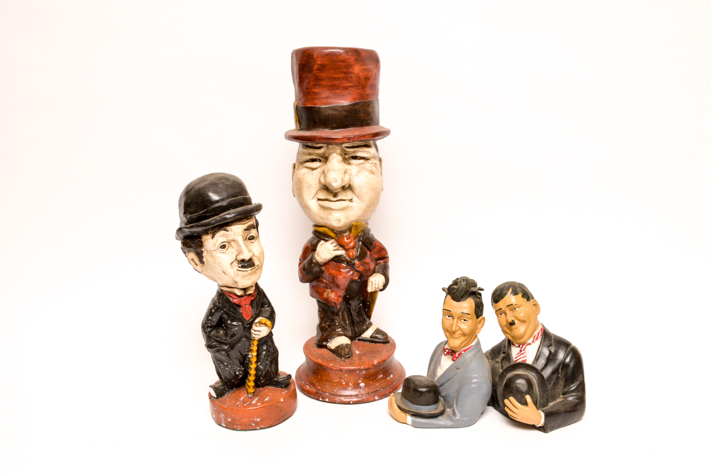 Vintage Laurel and Hardy Figurines