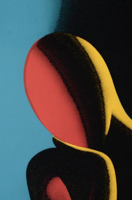 Mark Kostabi Signed Limited Edition Serigraph  "Upwardly Mobile"