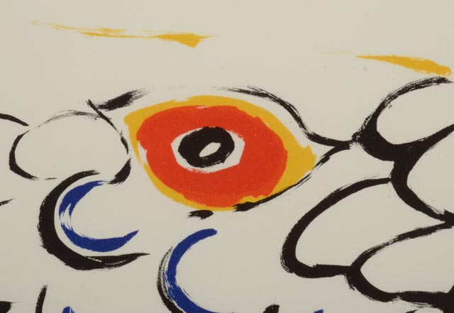 Alexander Calder Artist's Proof Color Lithograph "Le Poisson"