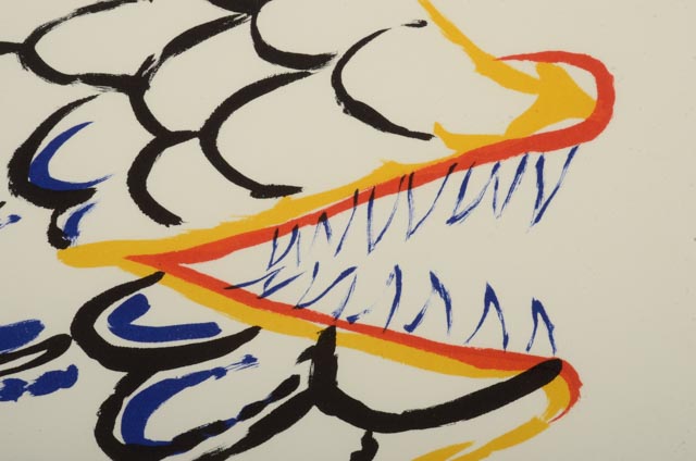 Alexander Calder Artist's Proof Color Lithograph "Le Poisson"