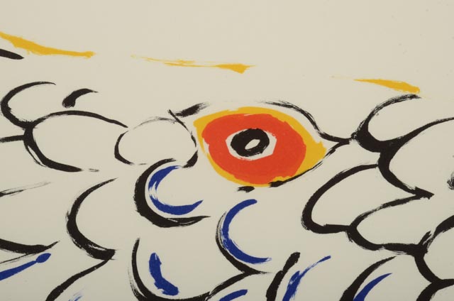 Alexander Calder Artist's Proof Color Lithograph "Le Poisson"