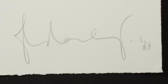 Claes Oldenburg Signed LE Lithograph "Soft Pencil Sharpener"