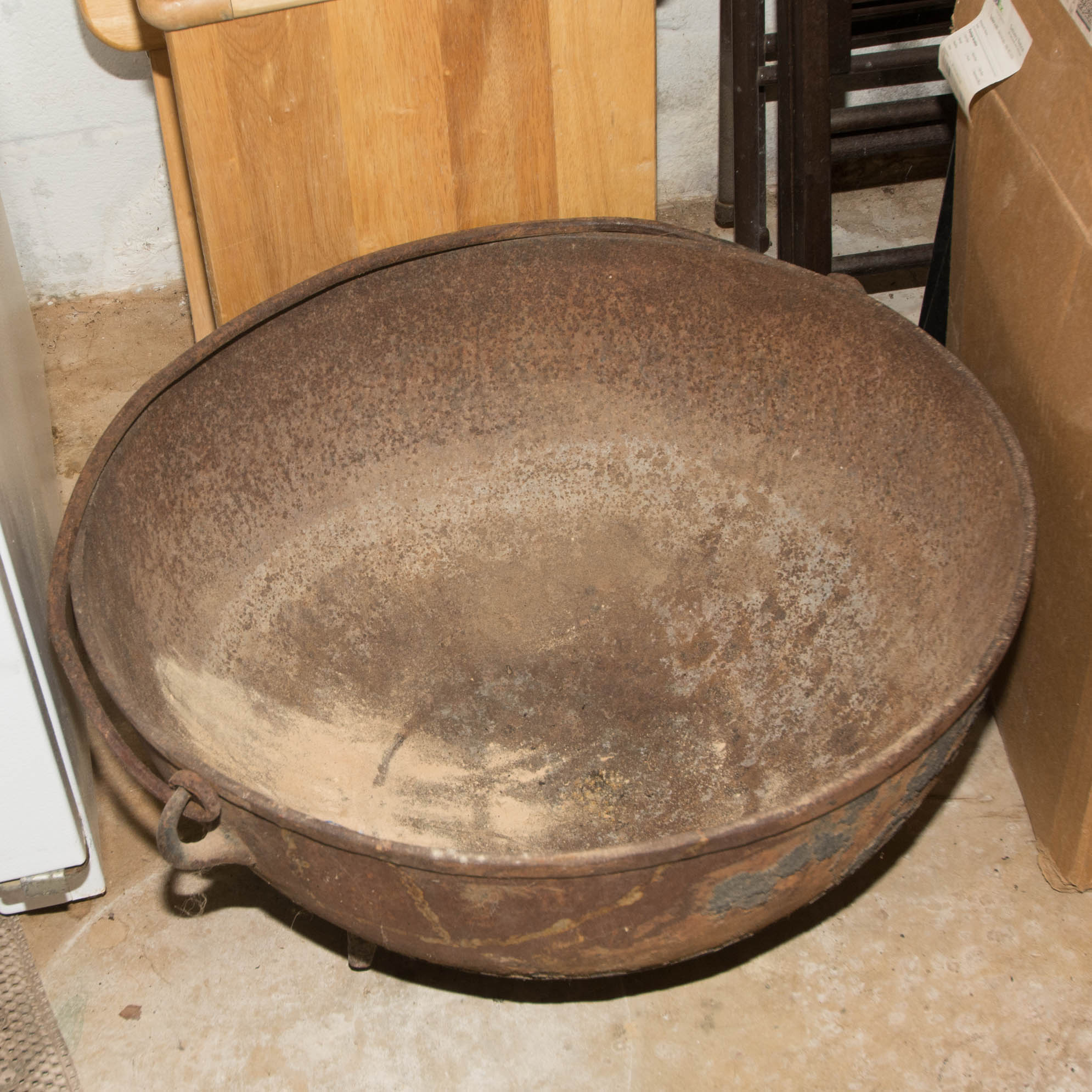 Large Cast Iron Footed Vat