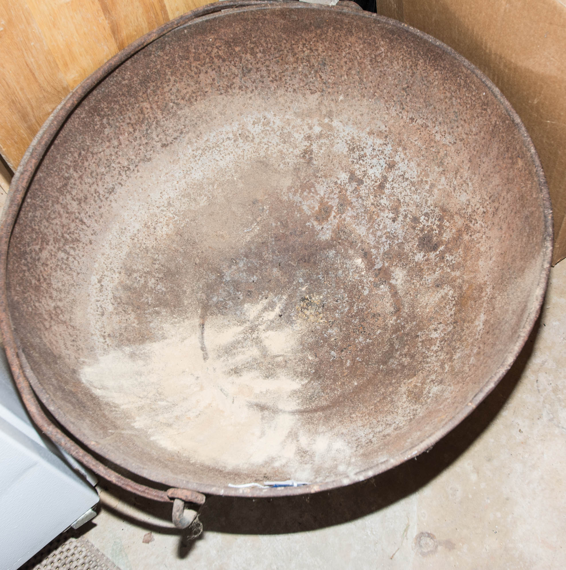 Large Cast Iron Footed Vat