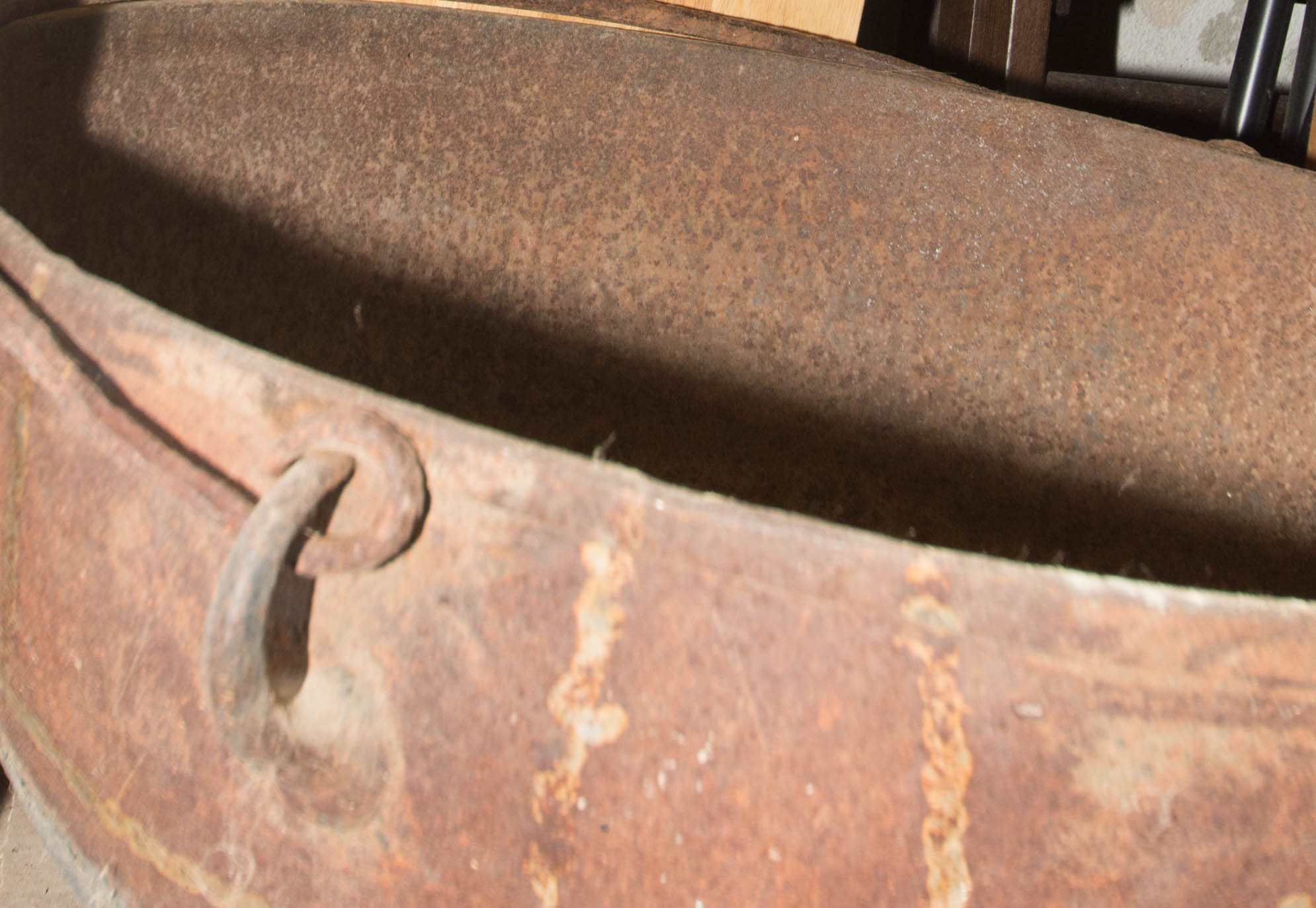 Large Cast Iron Footed Vat