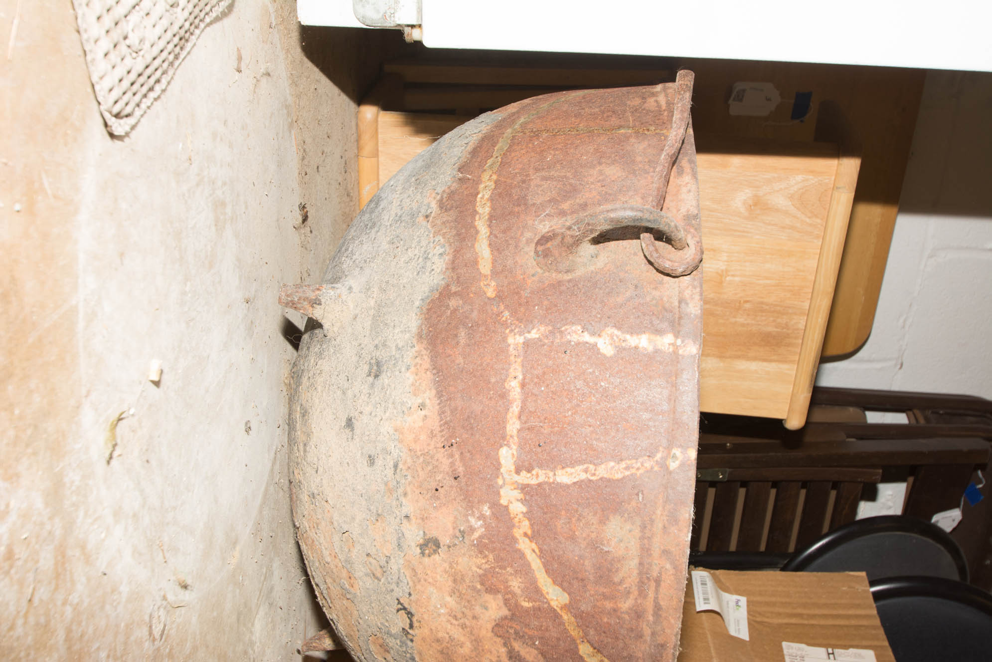 Large Cast Iron Footed Vat