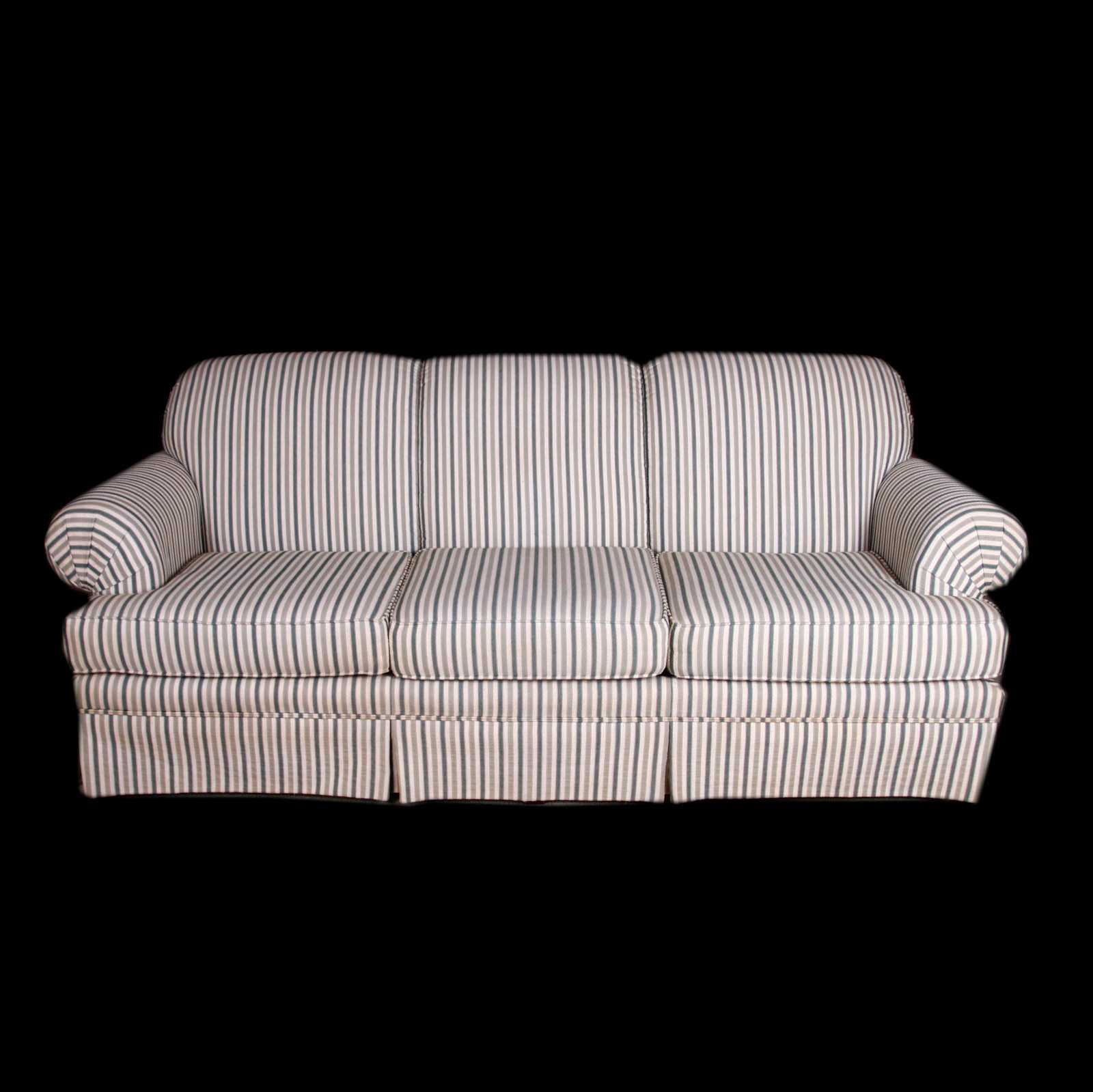 Broyhill Striped Sofa