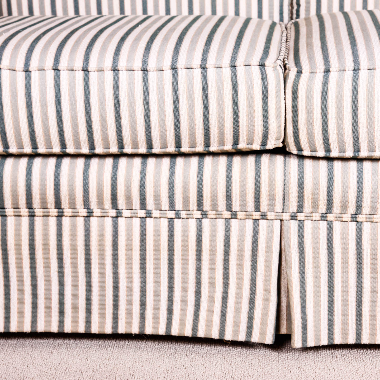 Broyhill Striped Sofa