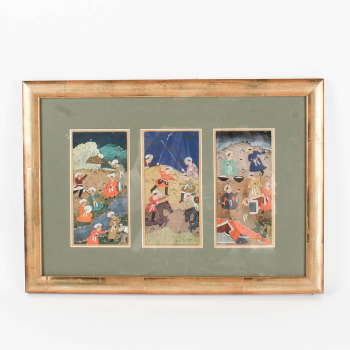 Indo-Persian Gouache Paintings