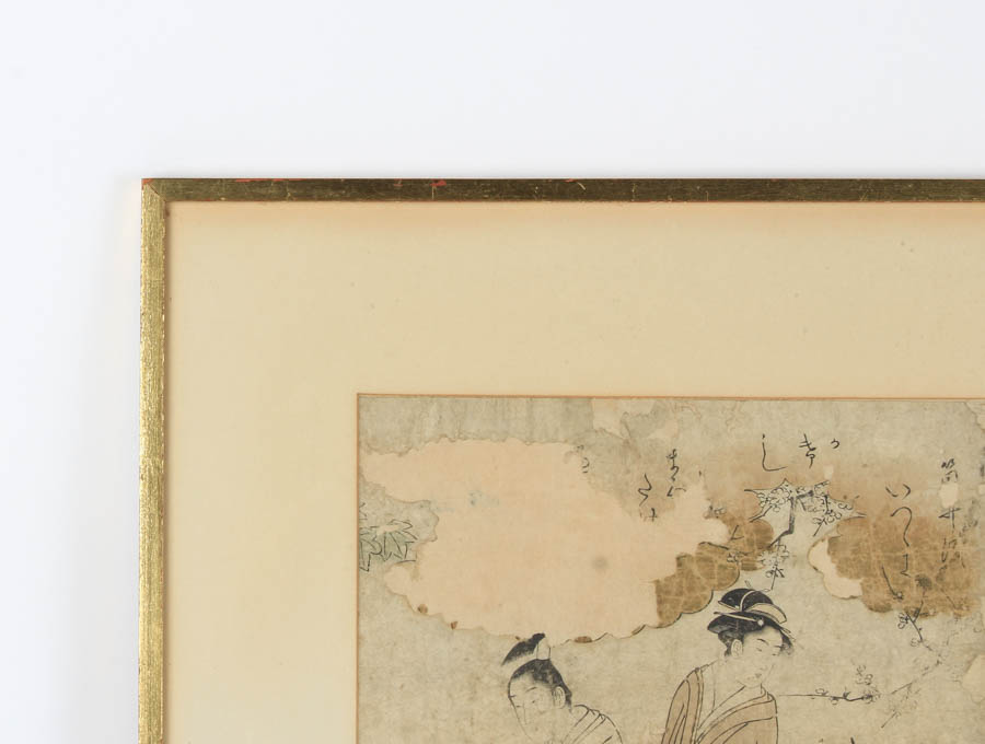 Restrike Woodblock After Chōbunsai Eishi