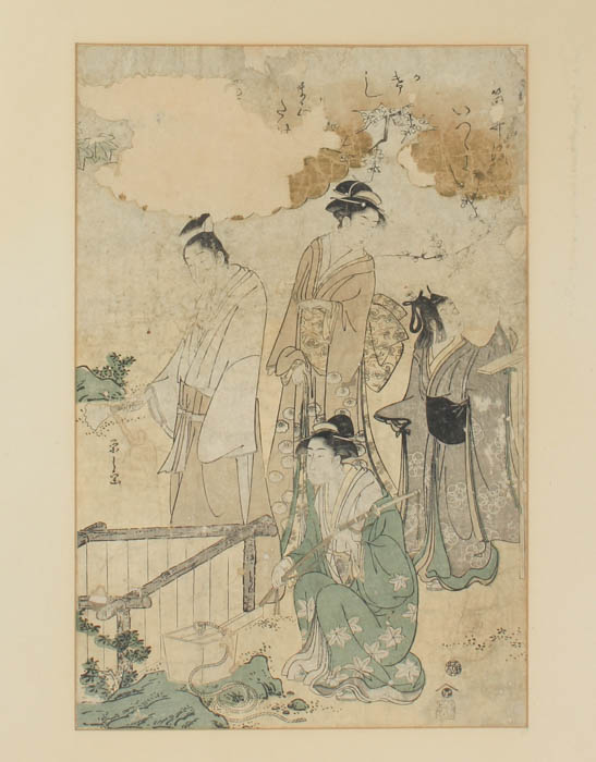 Restrike Woodblock After Chōbunsai Eishi