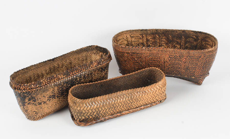 Vintage Baskets and Woven Decor