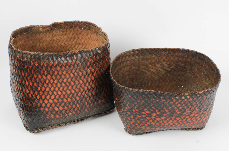 Vintage Baskets and Woven Decor