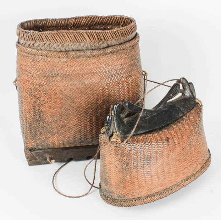 Vintage Baskets and Woven Decor