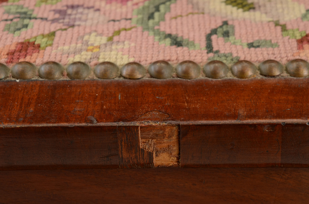 Victorian Wooden Bed Steps with Hidden Commode