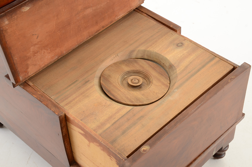 Victorian Wooden Bed Steps with Hidden Commode