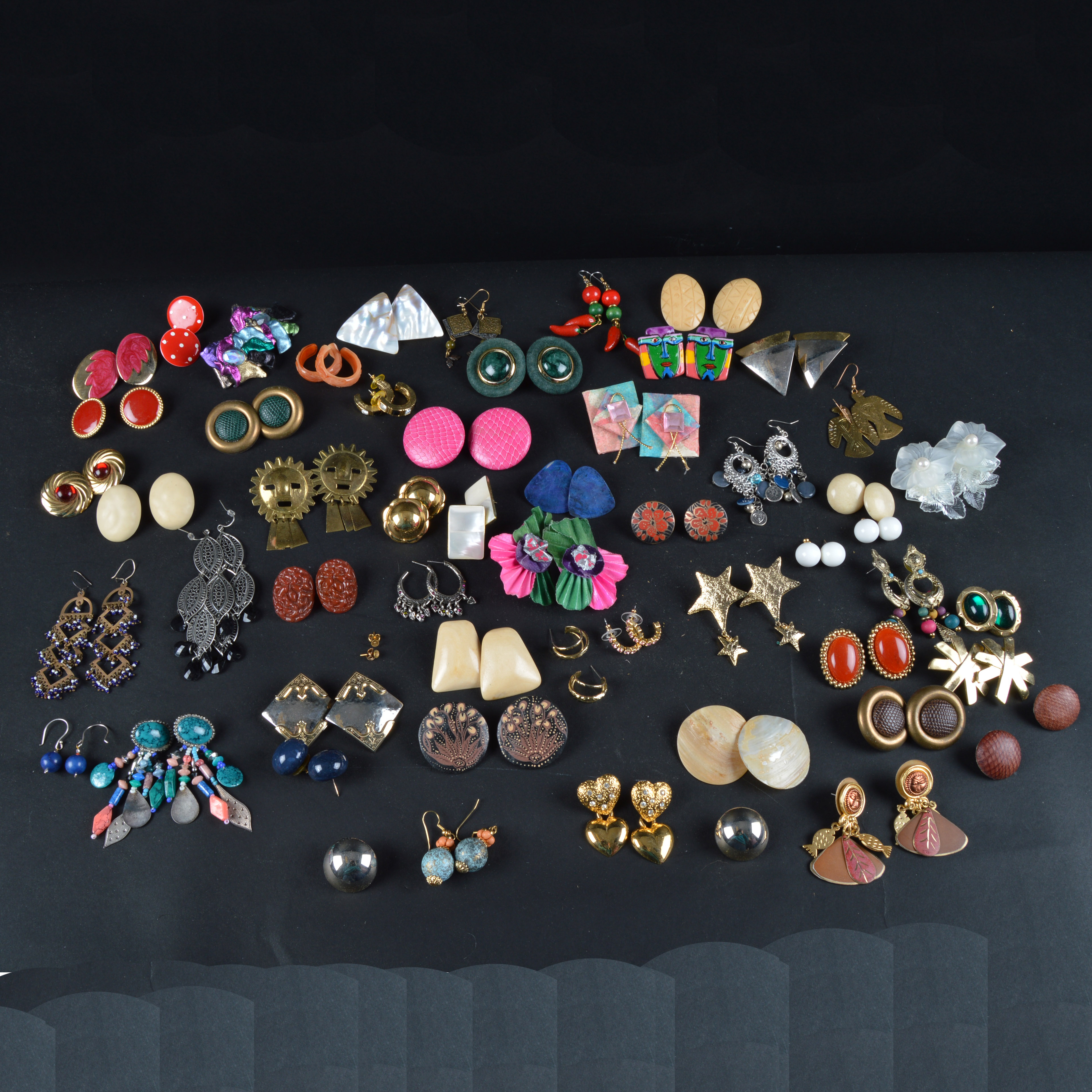 Grouping of Costume Post Earrings
