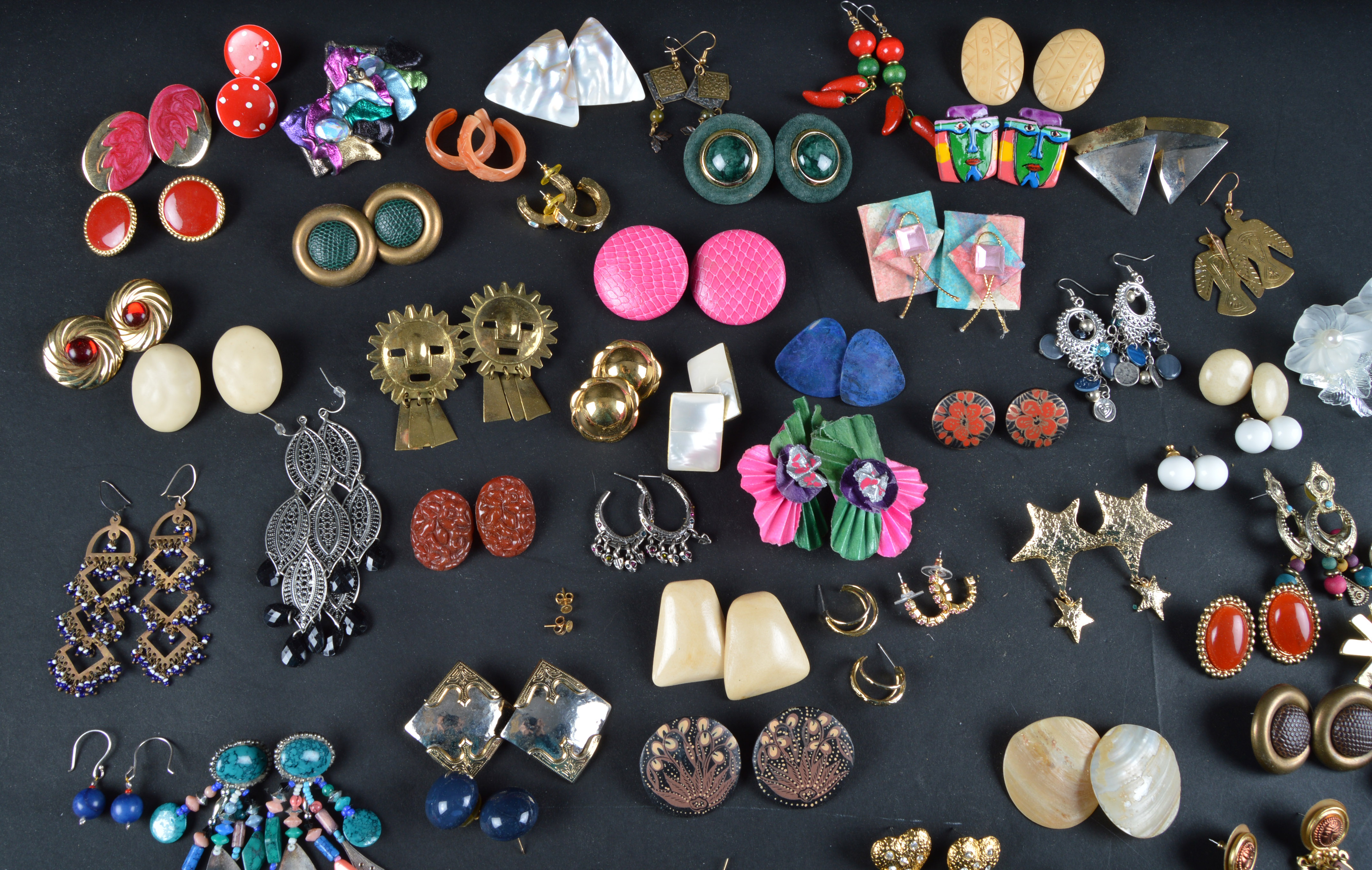 Grouping of Costume Post Earrings