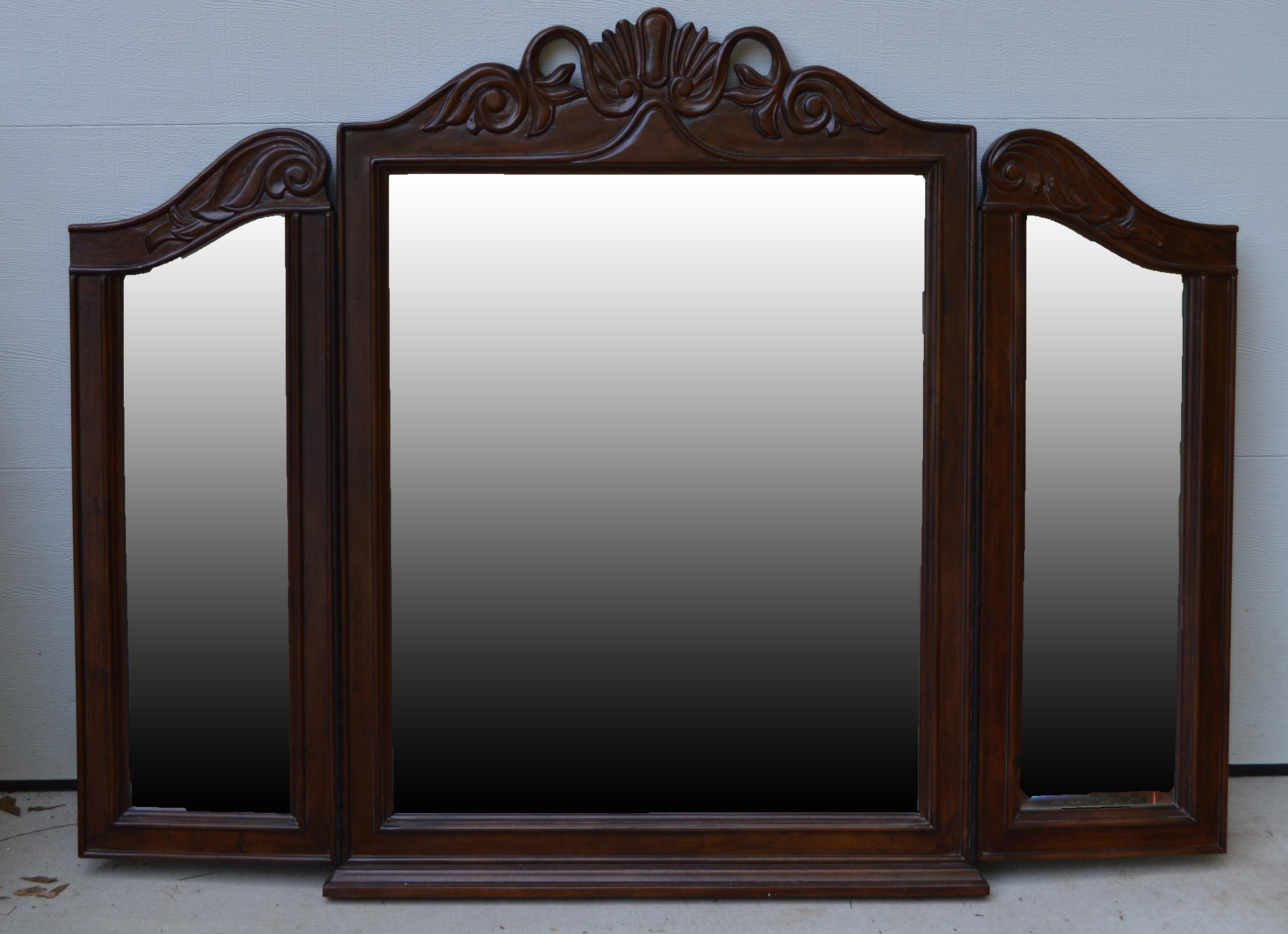 British Empire Style Three-Way Mirror