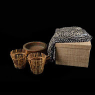 Décor Grouping with Wicker