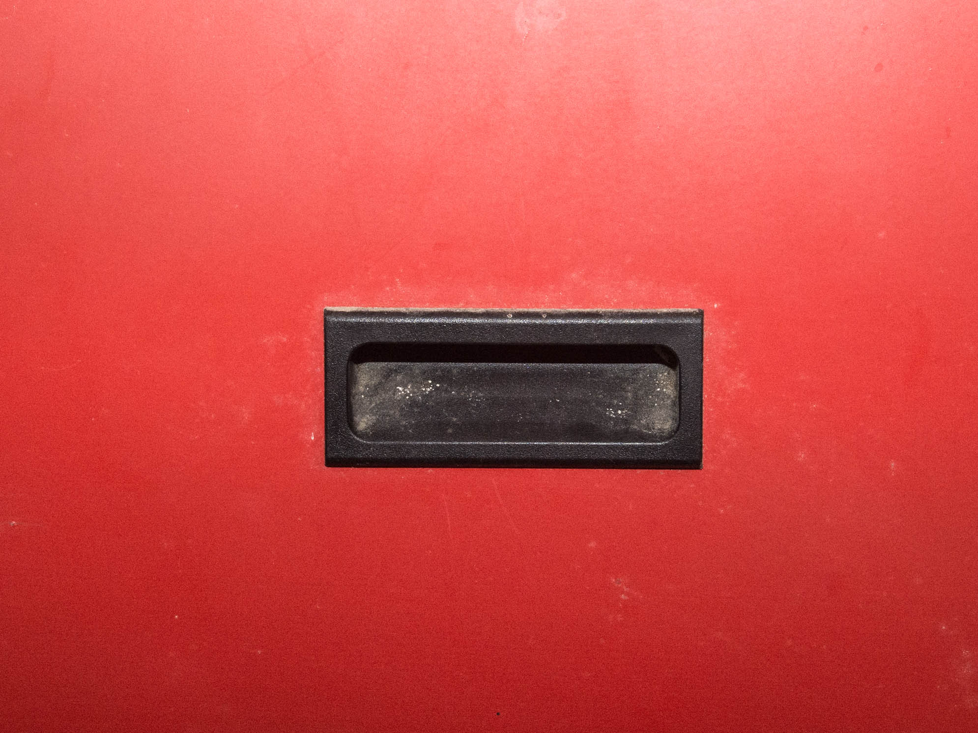 Black and Red Metal Filing Cabinet by HDN