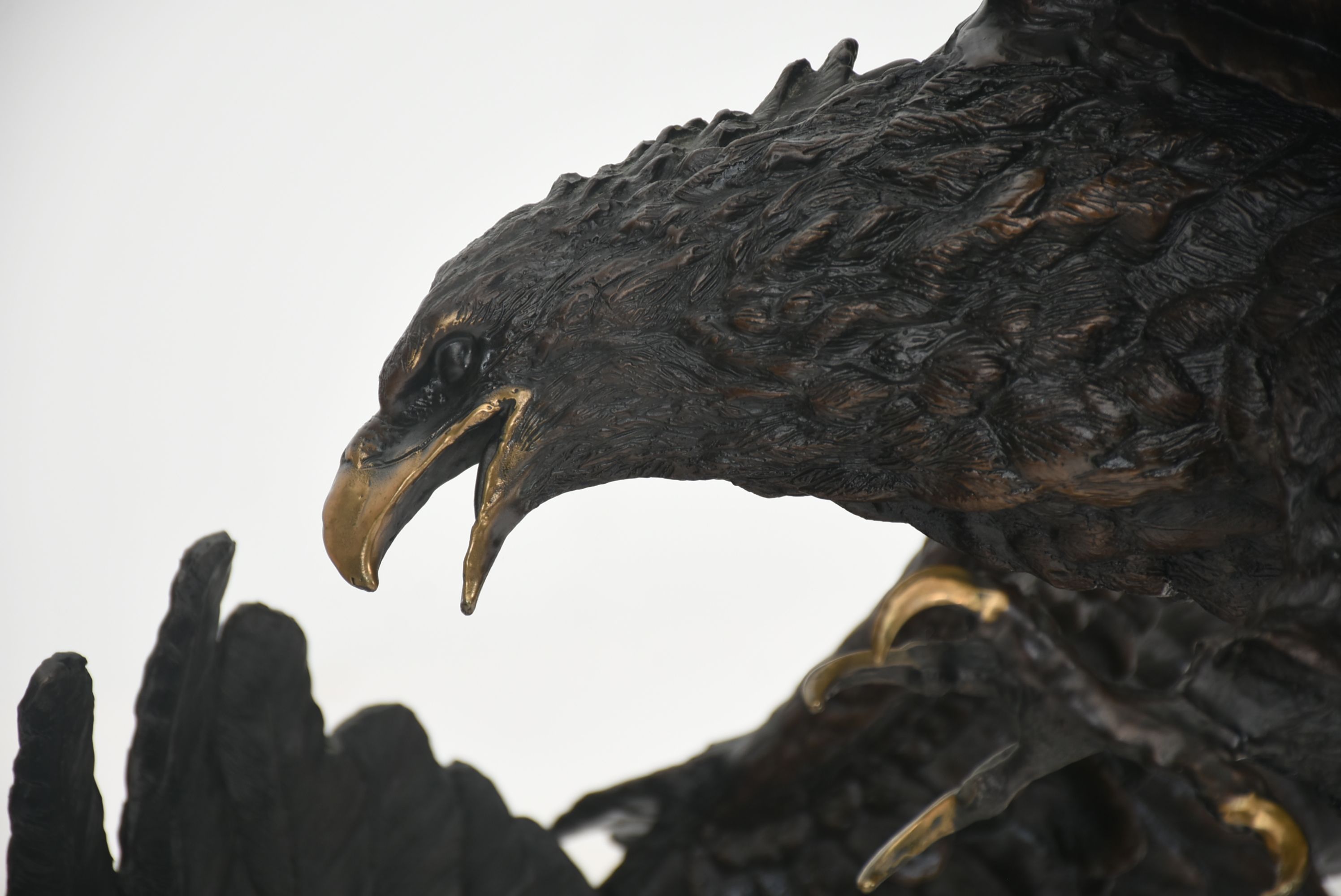 Bronze Double Eagle "Survival II" Signed Artist Proof Sculpture
