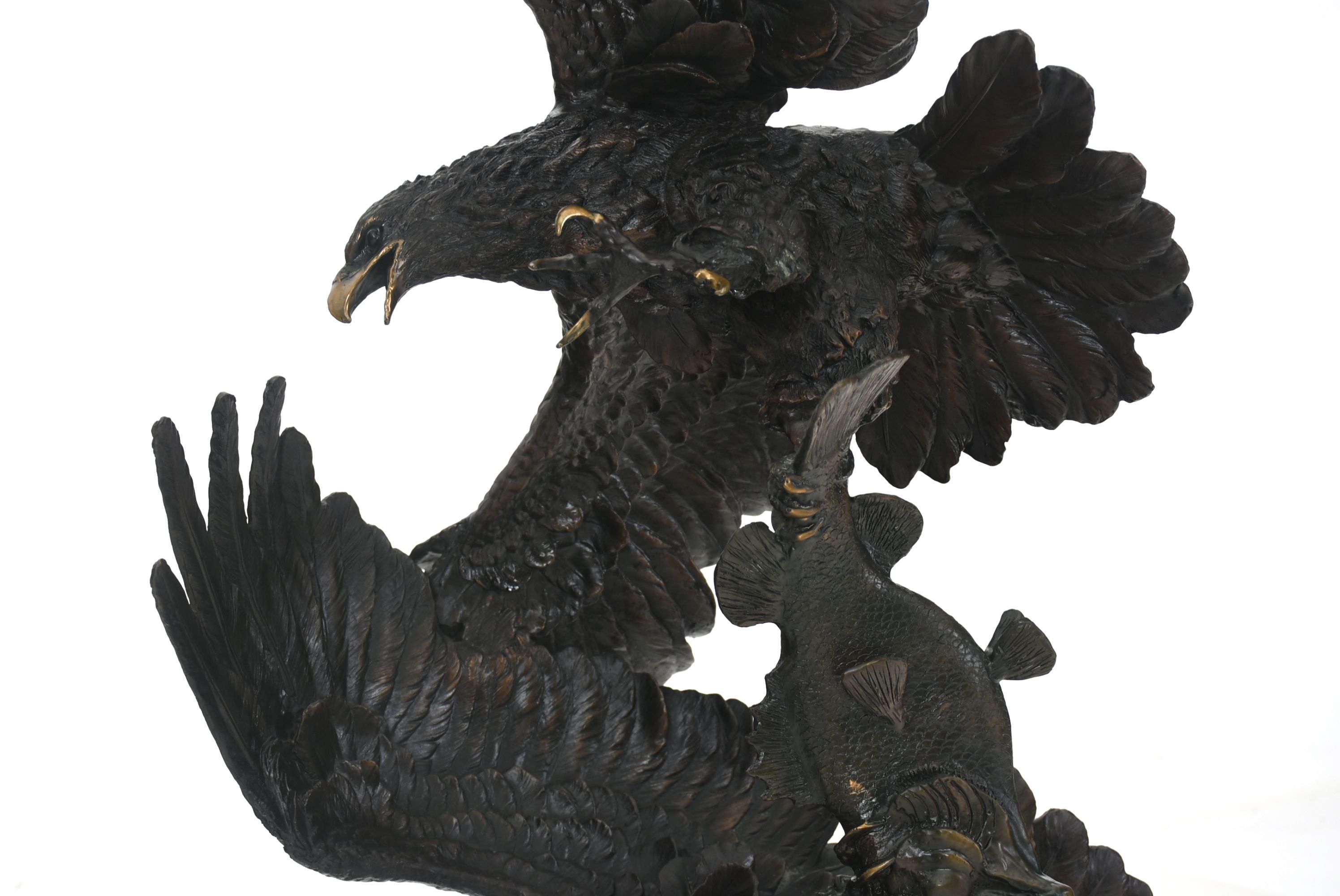 Bronze Double Eagle "Survival II" Signed Artist Proof Sculpture