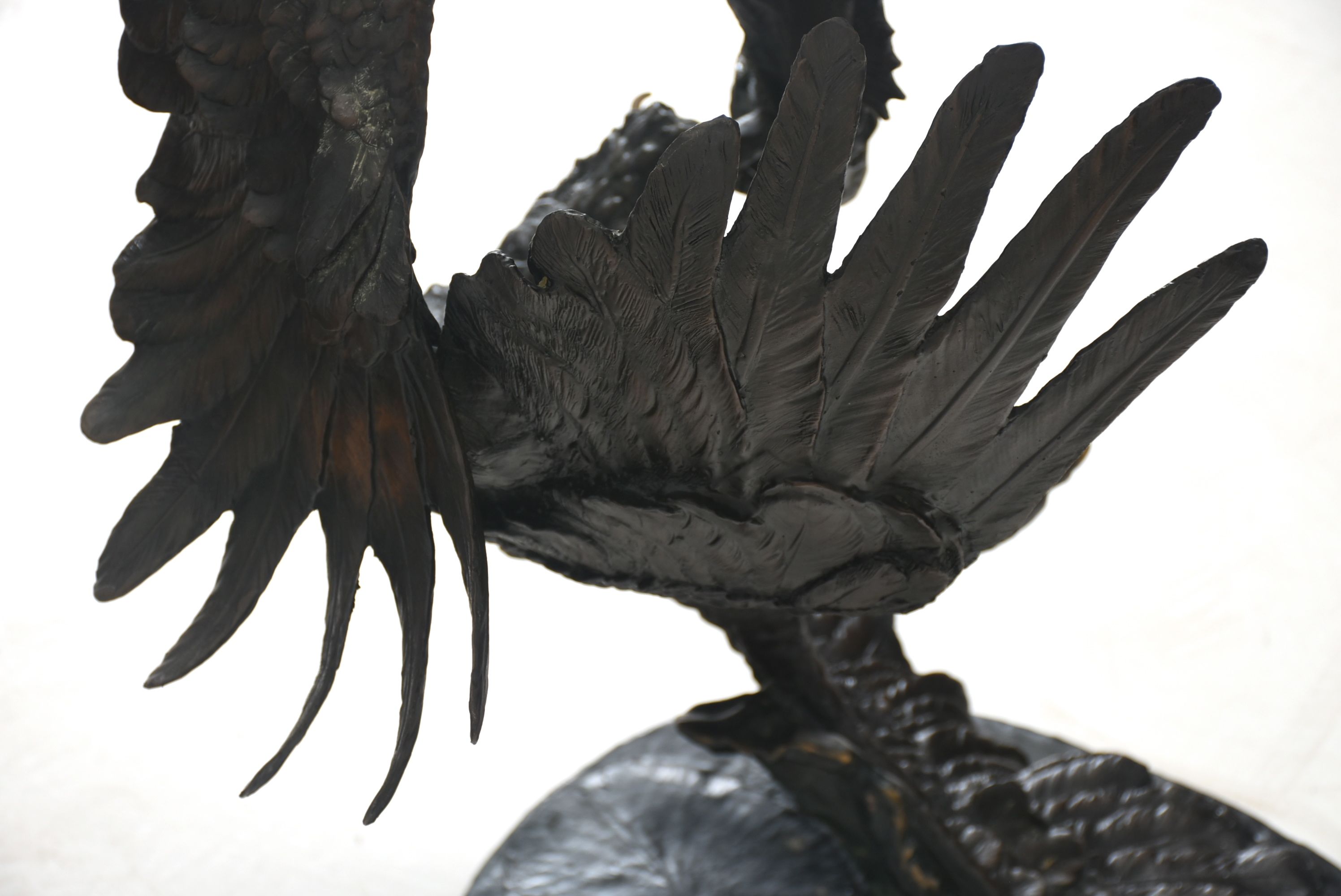 Bronze Double Eagle "Survival II" Signed Artist Proof Sculpture