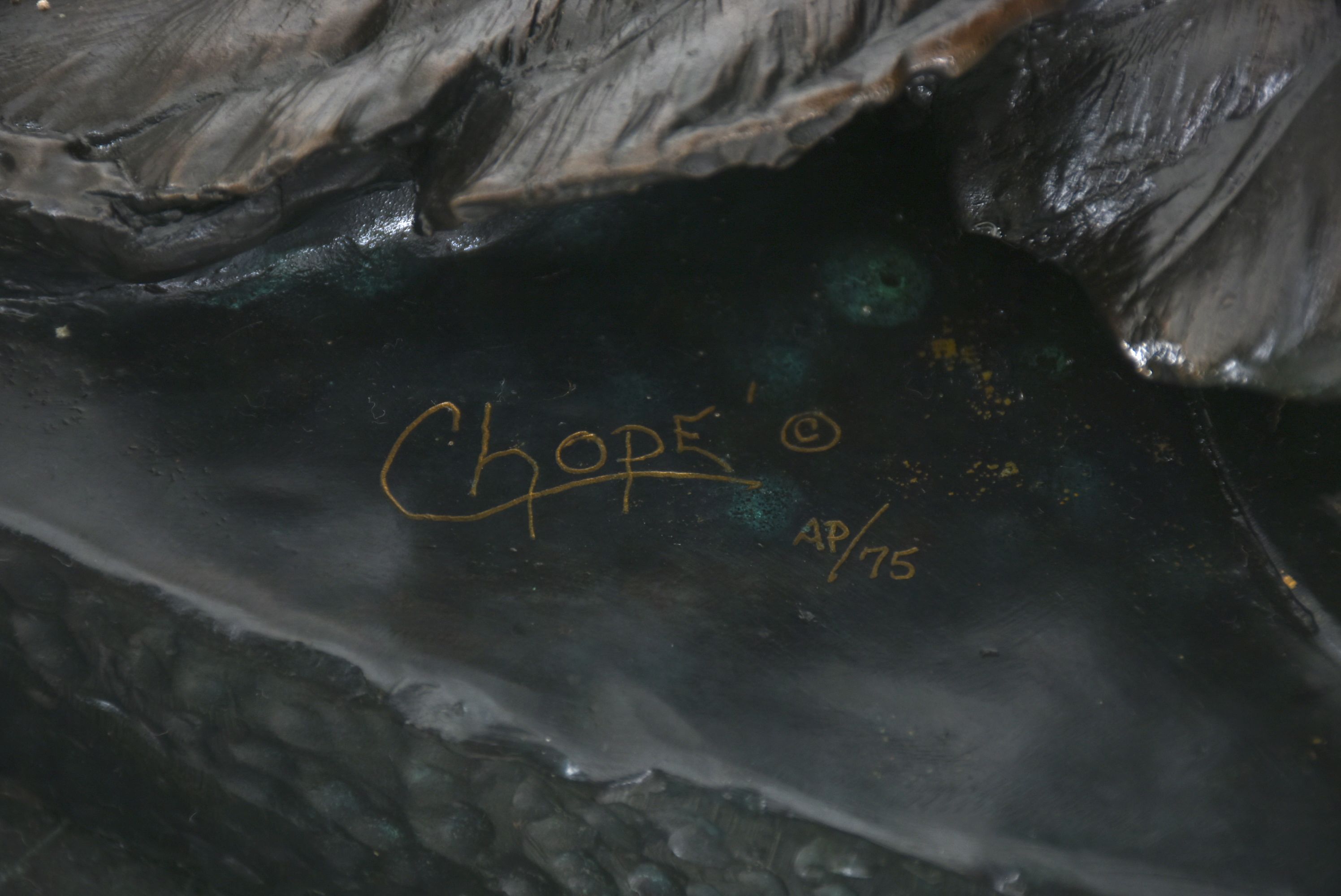 Bronze Double Eagle "Survival II" Signed Artist Proof Sculpture