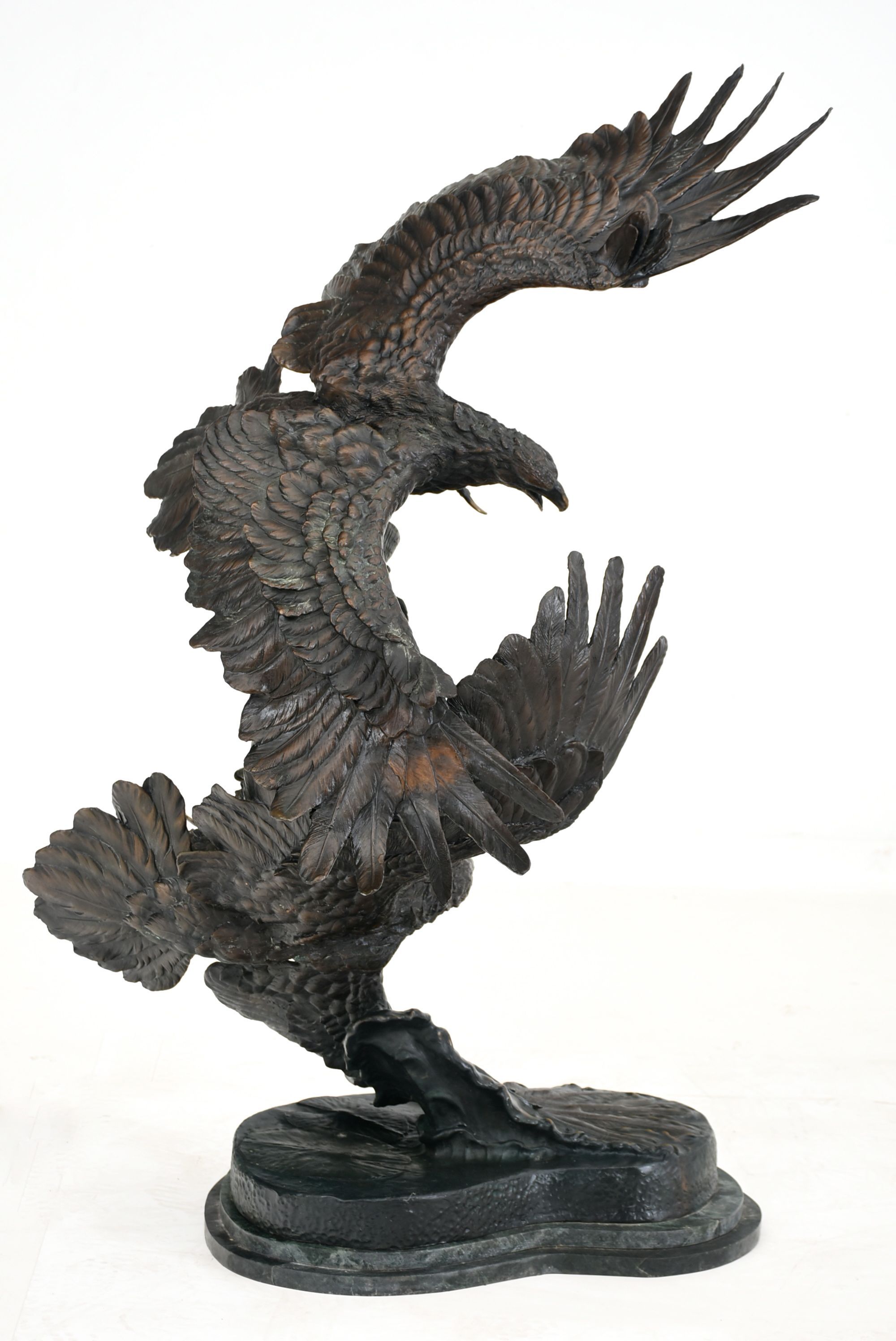 Bronze Double Eagle "Survival II" Signed Artist Proof Sculpture