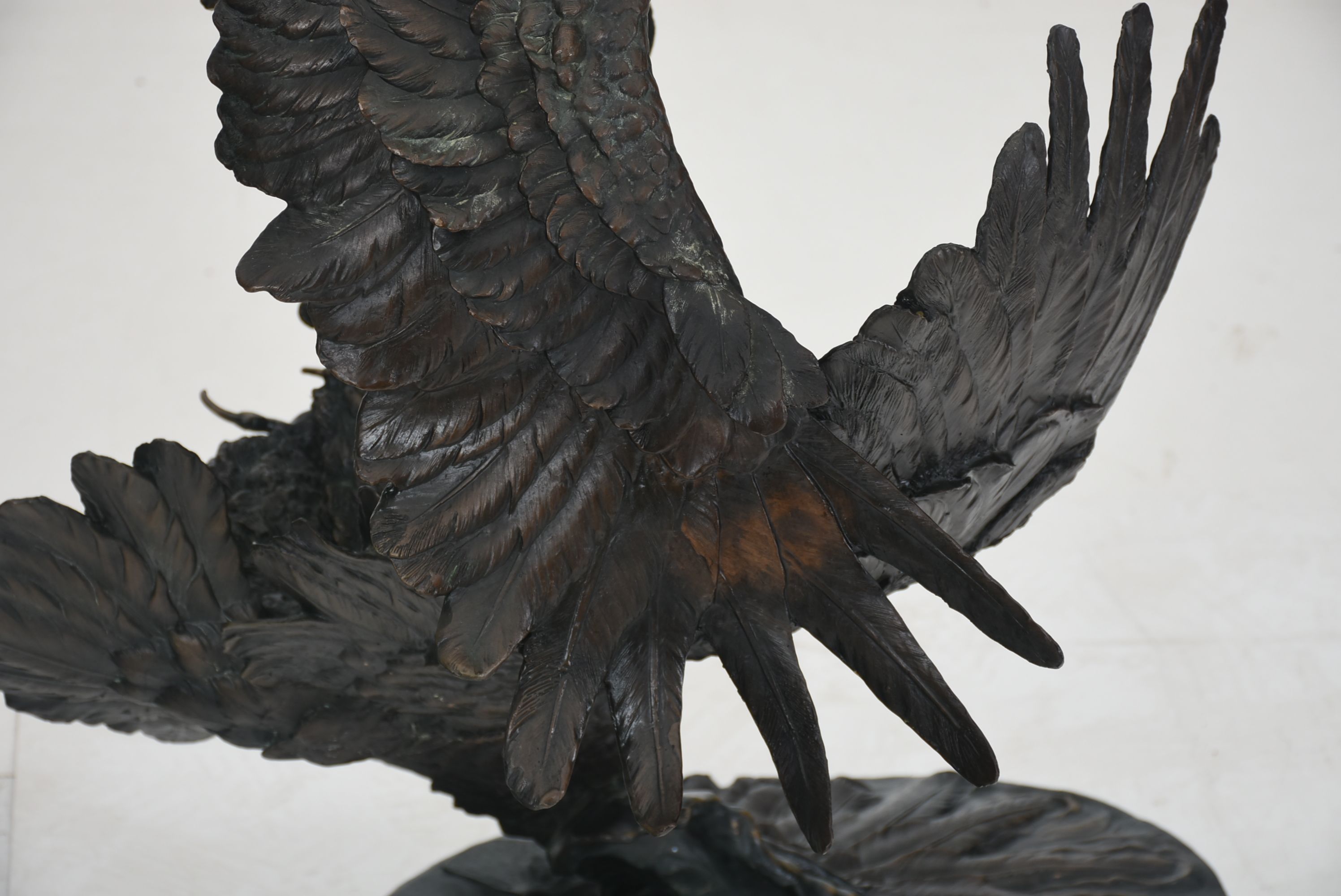 Bronze Double Eagle "Survival II" Signed Artist Proof Sculpture