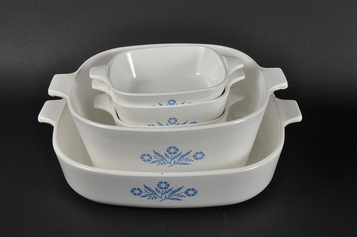 Collection of Vintage Corningware Casseroles