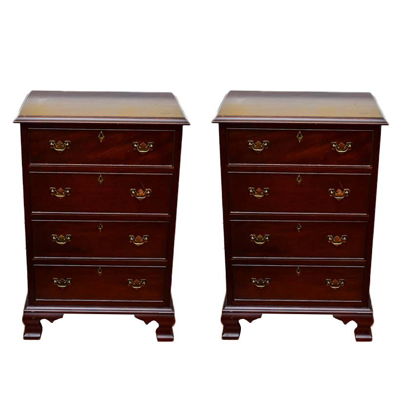 Pair of Mahogany Craftique Nightstands