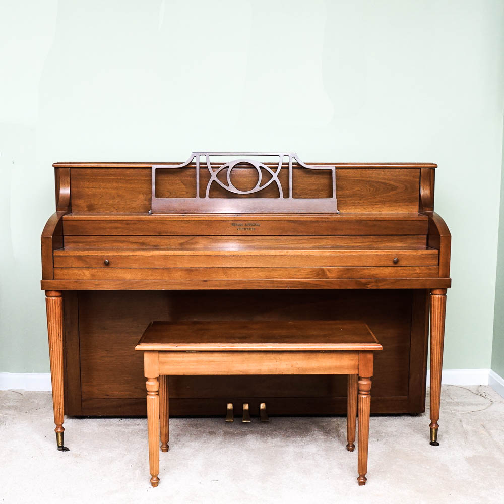Vintage Gordon Laughead Upright Piano