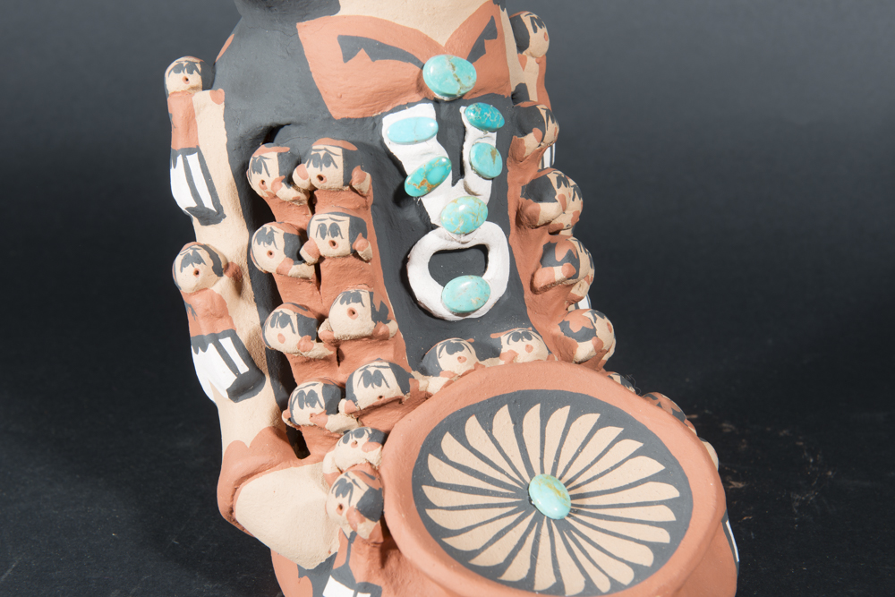 Jemez Pueblo Storyteller with Turquoise