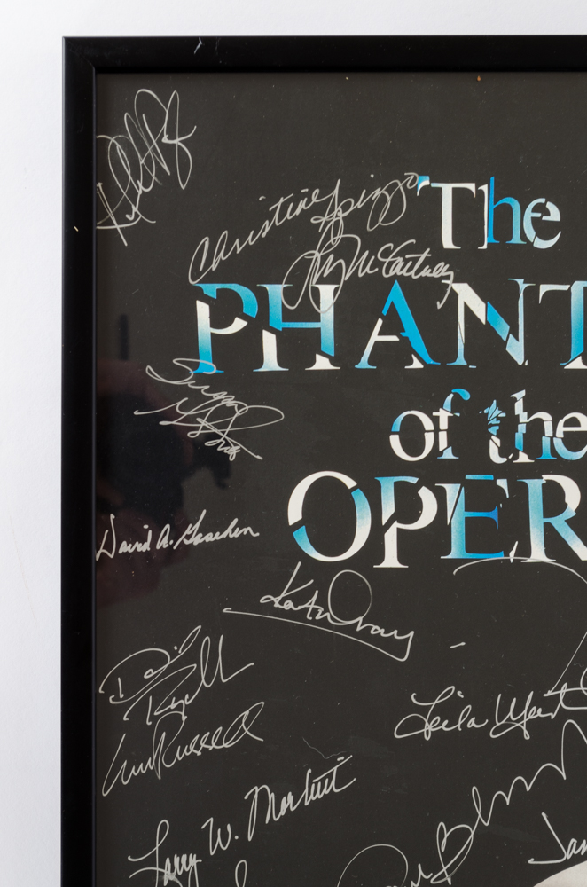 "Phantom Of The Opera" Autographed  Cast Poster